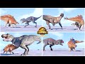 Superpowered Wuerhosaurus VS All Dinosaurs Killing Animations 🦖 Jurassic World Evolution 2 - JWE2