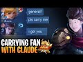 I invited a viewer to carry with my Claude in Mobile Legends