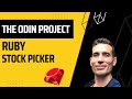 The Odin Project - Ruby Stock Picker