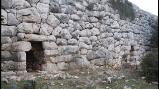 Delikkemer Aqueduct near Patara Turkey Megalithic stone blocks