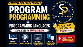 What is Program and Programming Language? | Programming Fundamentals for Beginners