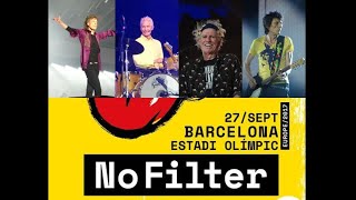 The Rolling Stones Live Full Concert + Video, Estadi Olimpic, Barcelona, 27 September 2017