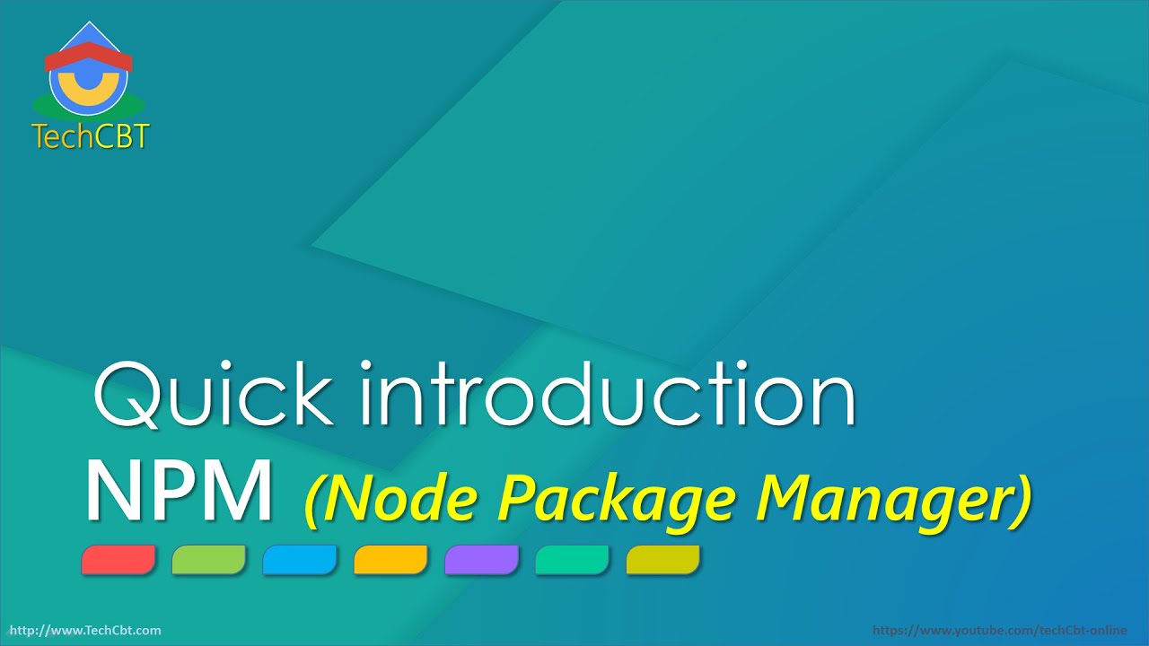 Quick Introduction To NPM (Node Package Manager) - YouTube