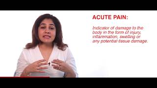 Difference between Acute Pain and Chronic Pain explained by Dr. Raashi Panjabi