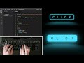 ASMR Programming - Button Glow Hover Effect Using CSS - No Talking