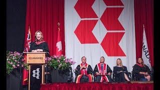 Jennifer Flanagan - Canadore College Graduation Commencement Speech