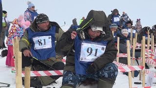 Октябрьский зубарь ,  соревнования по подлёдному лову корюшки