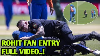 A Rohit Sharma fan Entry USA CRICKET GROUND POLICE attack Him 😂😂 | IND vs BAN T20 World Cup Worm up