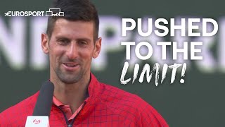 "It Was A Big Fight!" | Djokovic Reacts To Magnificent Battle With Khachanov | Eurosport Tennis