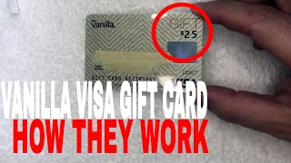 ✅ How Vanilla Visa Debit Gift Cards Work 🔴