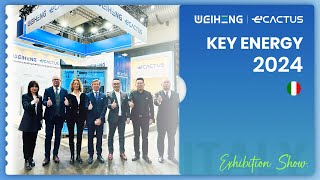 WEIHENG \u0026 eCactus | KEY ENERGY 2024 | Stay Connected, Stay Clean!