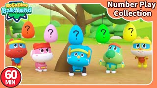 Learn Number w/ GoGo Dino Babyland🔢 | E01-20 | Nursery Rhymes | Education for Kids | Kids Play