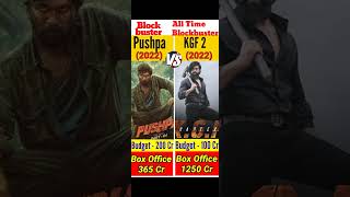 Pushpa Vs KGF 2 Movie Box Office Collection, Budget Comparison 2022 | Allu Arjun vs Yash comparison