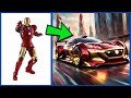 AVENGERS But CAR VENGERS 🔥 All Characters (marvel & DC) 2024💥