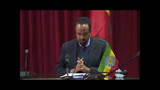 Ethiopian Minister of Finance sign