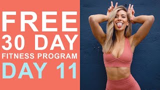 Day 11 | Free 30 Day Fitness Challenge | Abs \u0026 Arms