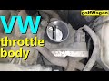 VW Polo throttle body removal cleaning