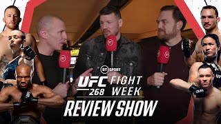 Fight Week: UFC 268 Review Show: Three INSANE fights to end a stunning card! Usman v Covington 2