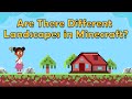 Are There Different Landscapes in Minecraft? | Minecraft Facts | Minecraft Facts For Kids