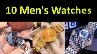 Best Cool Trends 10 Aliexpress Men's Watches Luxury Fashion Style Designer Wrist Watch Discount