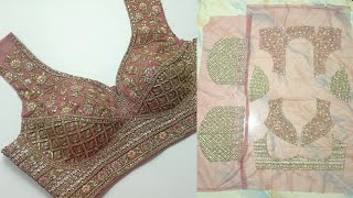 Latest Bridal Blouse Cutting and Stitching | Bridal lehenga Blouse Cutting and Stitching | Bridal