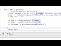 Android Application Development Tutorial   120   Reading SQLite Database with Cursor 720p 30fps H264