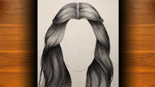 How to Draw a Girl / Full Step by Step Hair Drawing Tutorial for Beginners