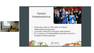 Mitä Pariisin ilmastosopimus tarkoittaa viljelijöiden kannalta? - Hanna Mattila, MMM