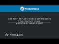 How to use the Plugin Get auth key and mobile otp verfication with Contact Form 7