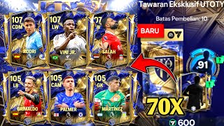 GACHA UTOTY PALING HOKI! DAPET 3 PEMAIN UTOTY 107 DARI PAKET 600FC POINT 70x EA SPORTS FC MOBILE!