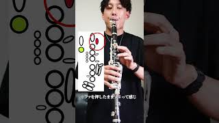 【便利】ファ➞ソのトリルの替え指#clarinet  #クラリネット#shorts