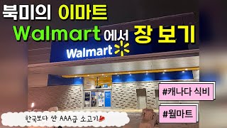 🇨🇦 앗! 한국보다 소고기, 과일이 싸다?! | 월마트(Walmart) 쇼핑 리뷰 Vlog | 캐나다 식비