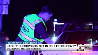 VIDEO: Colleton County area to be subject of state-enforced traffic safety checkpoints
