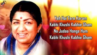 Kabhi Khushi Kabhi Gham (LYRICS) - Lata Mangeshkar #RIP