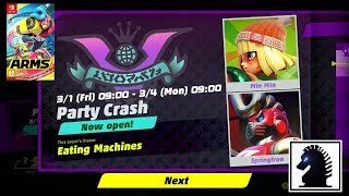 NS ARMS - The 24th Party Crash - Crash Bash Round #8 - Eating Machines: Min Min vs Springtron