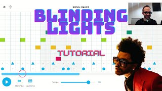 BLINDING LIGHTS on Chrome Music Lab