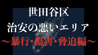 【暴行・傷害・脅迫編】世田谷区の治安をまとめてみた