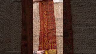 Ajrakh model silk saree #sareelovers #sangeetasarees #handloom #sareefashion