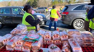 Drive-thru food pantry supports struggling households as tariffs spark fear of rising prices