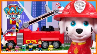 Marshall and Rubble Save the Science Fair! | PAW Patrol Compilation | Toy Pretend Play for Kids