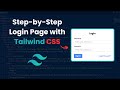 Tailwind CSS Tutorial: Design a Login Page