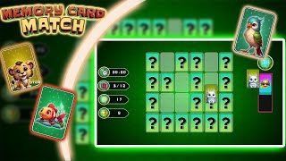 Memory Card Match || Construct 3 Game Template || Source code