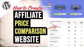 How to Make Affiliate Price Comparison Website with WordPress, Content egg, Affiliate Egg & ReHub