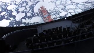 ３６０度映像４Ｋで鮮明に　オホーツク流氷科学センター （2018/04/27）北海道新聞