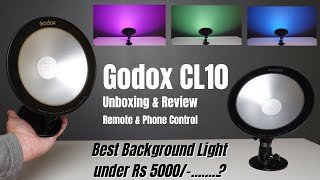 Godox CL10 LED Ambient Light Unboxing & Review | Studio Backgroud Light under Rs 5000/- @techshek