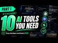 Top 10 AI Tools Every Developer Must Know in 2026 | Part 1 | Tools #10 to #5 | CodeFlow Dev