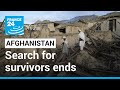 Afghanistan ends search for survivors of earthquake that killed more than 1,000 • FRANCE 24