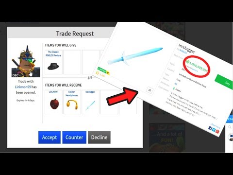 The Richest Robloxian Sent Me A Trade Linkmon99 Roblox - 