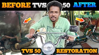 TVS 50 RESTORATION 1983 model / 38 years old tvs 50 Restored. / ulagam sutrum valiban