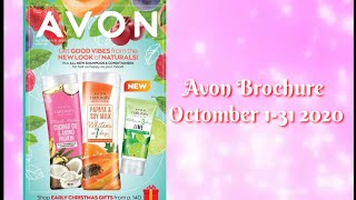 AVON BROCHURE OCTOBER 1-31 2020